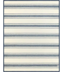 Dockside Stripe Navy Blanket