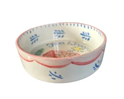 Dog Bowl in Pink House