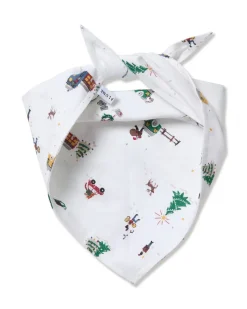 Dog Twill Bandana in Holiday Town