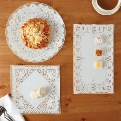 Doily Delight Platters, Set of 3