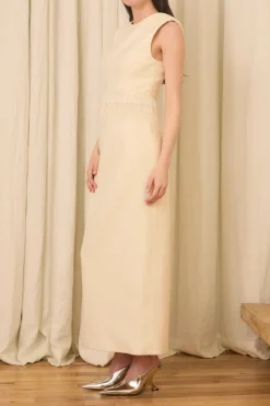 Dolores Midi Dress in Bouclé