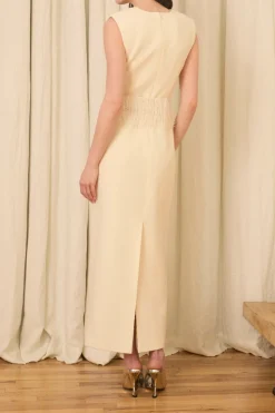 Dolores Midi Dress in Bouclé