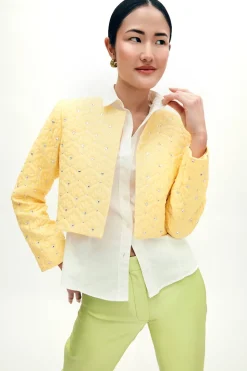 Dolores Pant in Palm Green