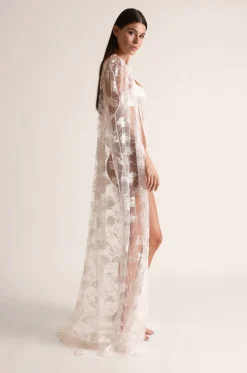 Dominique Cape in Ivory