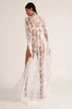 Dominique Cape in Ivory