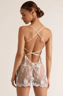 Dominique Mini Slip in Ivory