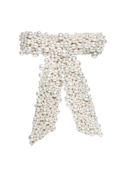 Donna Pearl Bow Barrette