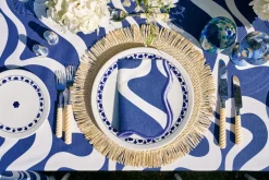 Doris Napkins Navy, Set of 4