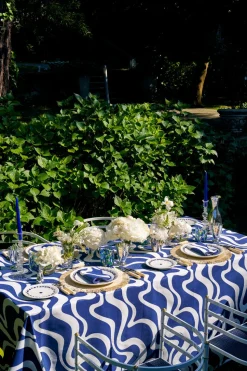 Doris Napkins Navy, Set of 4