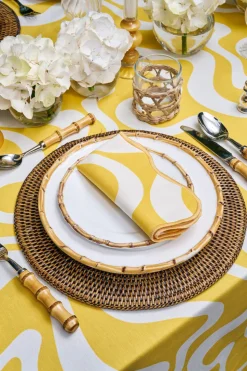 Doris Napkins Yellow, Set Of 4