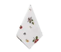 Dotted Floral Napkins, Set of 4
