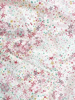 Double Ruffle Edge Tablecloth Made With Liberty Fabric in Wiltshire Star