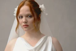 Draped Veil with Florals