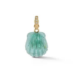Dream Shell Pendant in Tourmaline