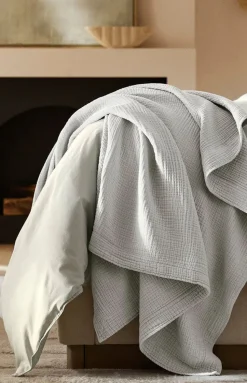 Dream Throw Blanket in Mist