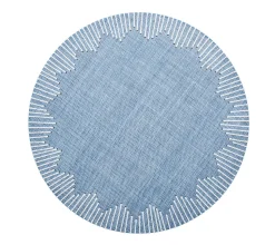 Dream Weaver Placemat in Blue & White, Set of 4