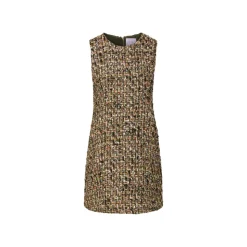 Drew Dress in Gramercy Tweed