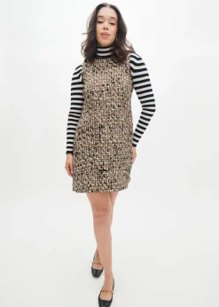 Drew Dress in Gramercy Tweed