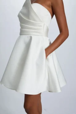 Duchess Satin Mini Dress