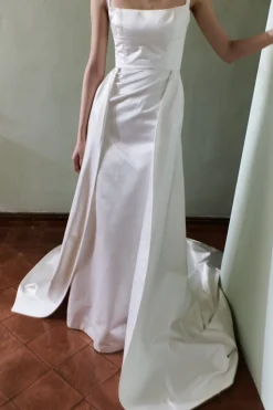 Duchesse Satin Detachable Train | STYLE 131