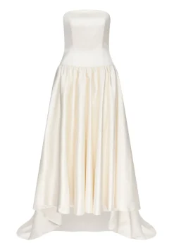 Duchesse Satin Drop Waist Gown | STYLE 093