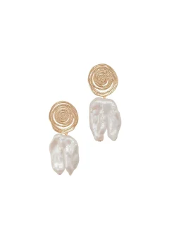 Dune Earrings in White
