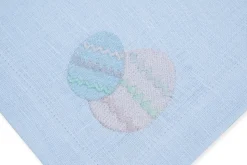 Easter Egg Blue Linen Napkin, Set of 4