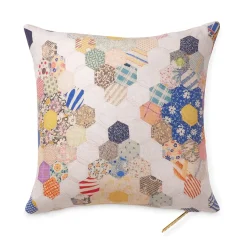 Ecru Diamond Quilt Pillow