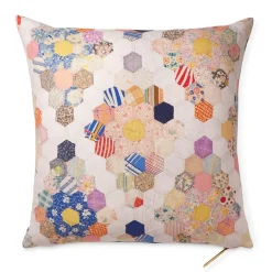 Ecru Diamond Quilt Pillow