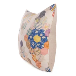 Ecru Diamond Quilt Pillow