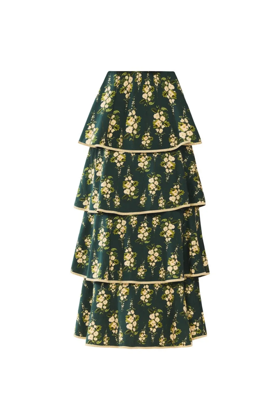 EDDY x Mckenzie Depinto Kenz Skirt in Deep Green & Floral