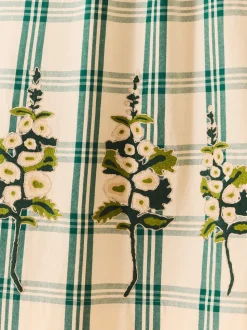 EDDY x Mckenzie Depinto Lucy Dress in Green Plaid & Floral