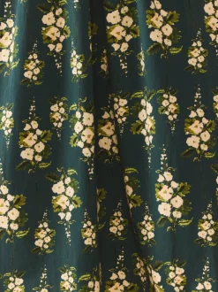 EDDY x Mckenzie Depinto Mimi Dress in Deep Green & Floral