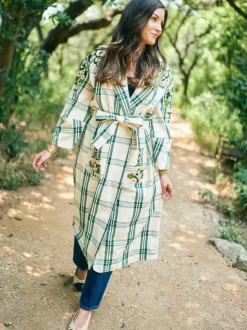EDDY x Mckenzie Depinto Melly Jacket in Green Plaid & Floral