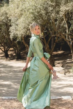 Effortlessly Elegant Gown in Soft Sage