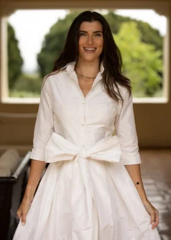 Effortlessly Elegant Gown in Wedding White