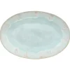 Eivissa Collection Oval Platter 18" in Sea Blue
