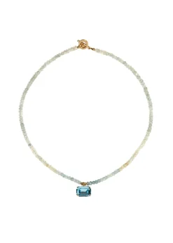 Elba Necklace in Aquamarine