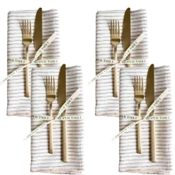 Eliot Classic Ticking Napkin Set