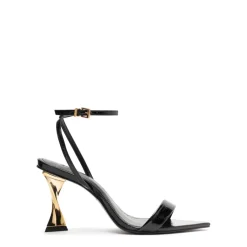 Elisha Patent Leather Sandal in Black