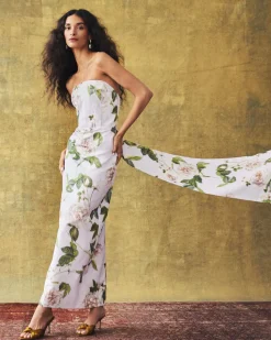 Elizabeth Dress in Lavender Rose Taffeta