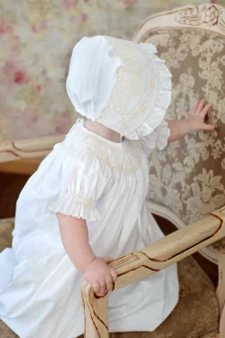 Elizabeth Smocked Christening Gown