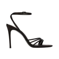 Ella 100 in Black Satin Embellished