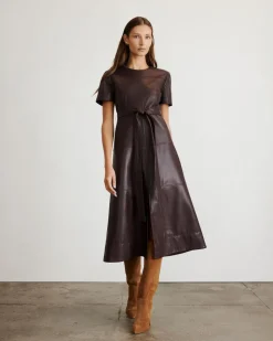 Ella Dress in Oxblood