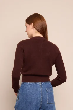 Ellery Cardigan in Cocoa