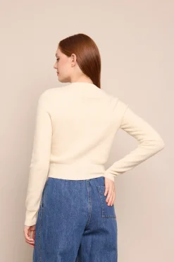 Ellery Cardigan in White