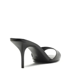 Elodie Patent Leather Sandal in Black