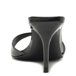 Elodie Patent Leather Sandal in Black