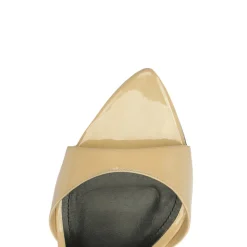 Elodie Patent Sandal in Natural Nibs