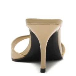 Elodie Patent Sandal in Natural Nibs